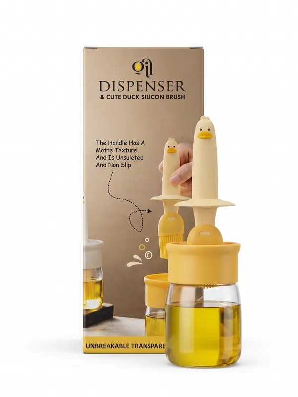 Cute_Duck_Olive_Oil_Dispenser_Brush_Bottle_200Ml,_Oil_Dispenser_With_Silicone_Brush,_Leak_Proof_Transparent_Plastic_Container_For_Cooking,_Baking_And_BBQ_Kitchen_Use