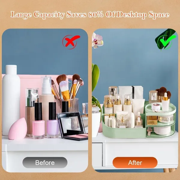 Makeup_Desk_Cosmetic_Storage_Box_Organizer_With_Drawers_For_Dressing_Table,Bathroom_Counter,_Elegant_Vanity_Holder_For_Brushes,_Eyeshadow,_Lotions,_Lipstick