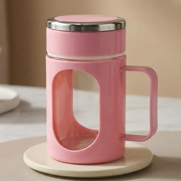 Double_Layer_Insulated_Coffee_Mug_With_Lid_Office_Cup_500Ml_Heat_Resistant_Anti_Scalding_Tea_Mug_With_Handle_Leak_Proof_Portable_Drinking_Cup_For_Office_Home_Travel_Pink