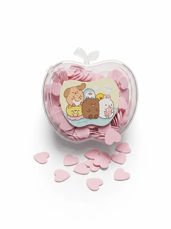 1_Box_New_Apple_Shape_Disposable_Soap_Tablet_Sterilization_Box,_Cartoon_Soap_Flower_Wash_Handle_Slice_Portable_Hand_Soap._(Pack_Of_3)_Paper_Soap