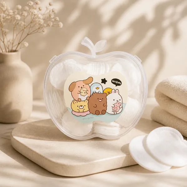 1_Box_New_Apple_Shape_Disposable_Soap_Tablet_Sterilization_Box,_Cartoon_Soap_Flower_Wash_Handle_Slice_Portable_Hand_Soap._(Pack_Of_3)_Paper_Soap
