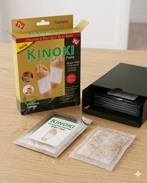 Kinoki_Detox_Foot_Pads_-_Ginger_And_Salt_Adhesive_Patches_For_Foot_Care,_Body_Cleansing,_Pain_Relief,_Relieve_Stress,_Relaxation_|_Organic_Natural_Ingredients_(Pack_Of_2_)_(10_Pads_In_Each_Pack)