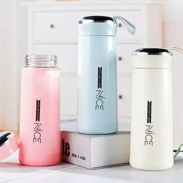 Nice_Water_Bottle_Bpa_Free_Bottle_Glass_Inner_Liner_With_Plastic_Shell_Bottles_For_School,_Gym,_Home,_Office,_Boys_And_Girls_|_Portable_Handheld