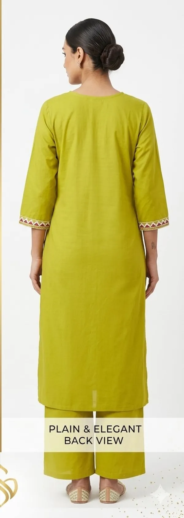 Lime_Green_Cotton_Kurta_Palazzo_Set_For_Women