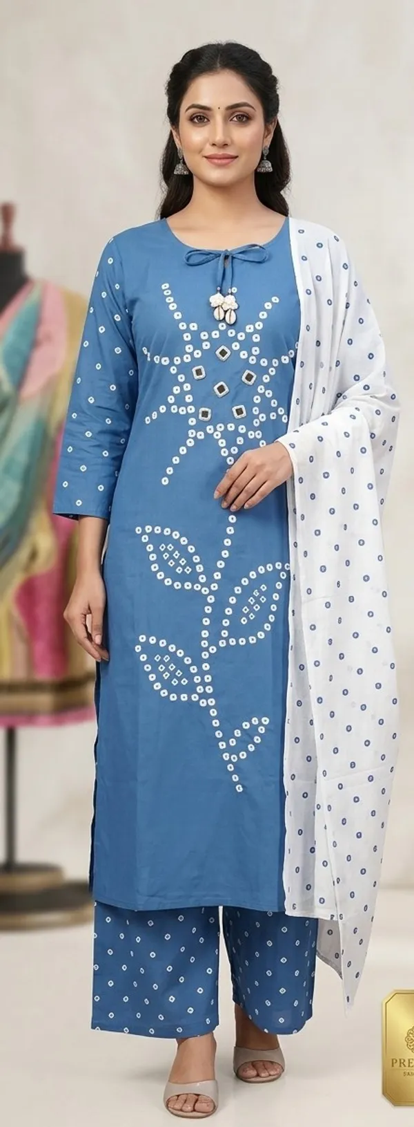 Dusty_Blue_Kurta_palazzo_set