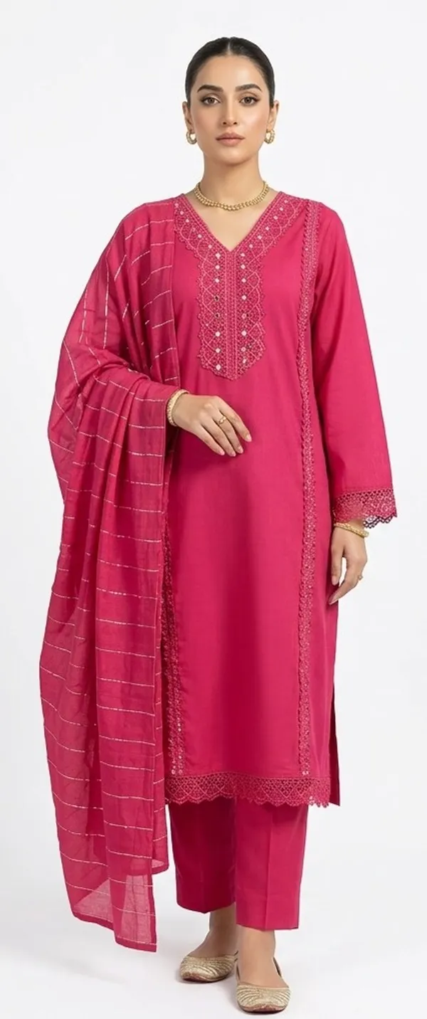 Pink_Cotton_Ethnic_Suit_Set_For_Women