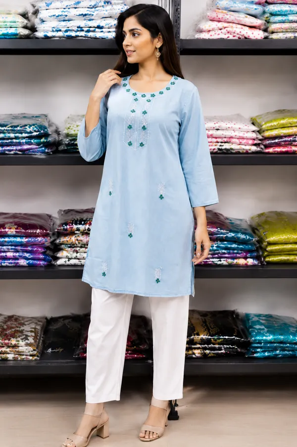 Light_Blue_Embroidered_Cotton_Tunic