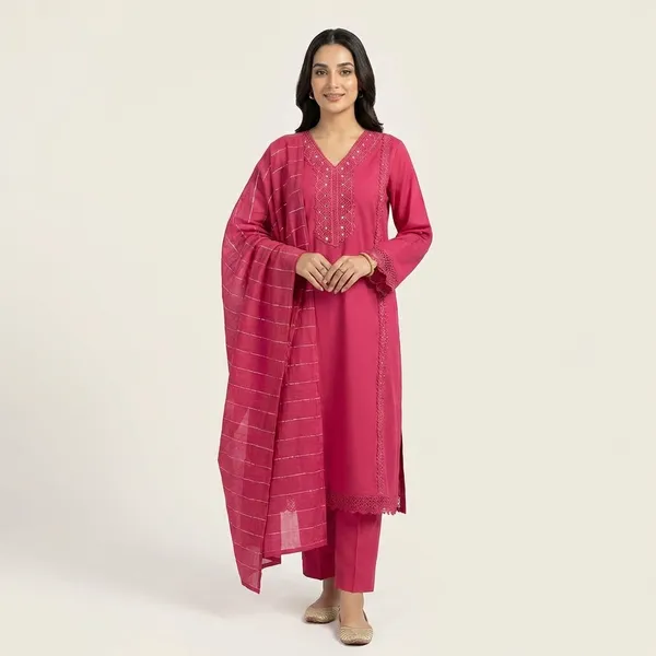 Pink_Cotton_Ethnic_Suit_Set_For_Women