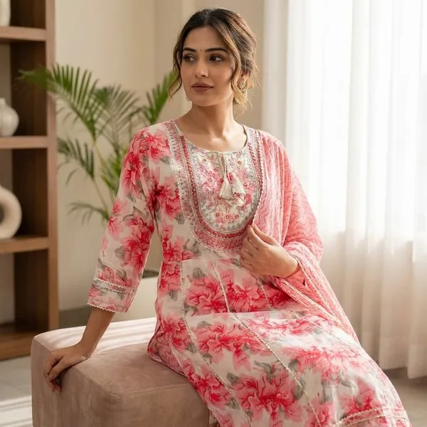 Pink_Cotton_Blend_Ethnic_Suit_Set_For_Women