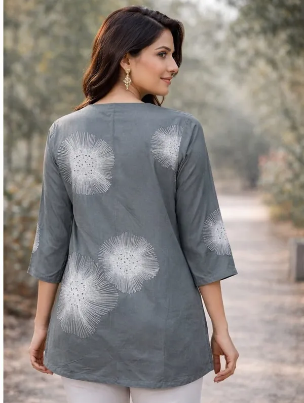 Slate_Grey_Floral_Cotton_Tunic_for_Women