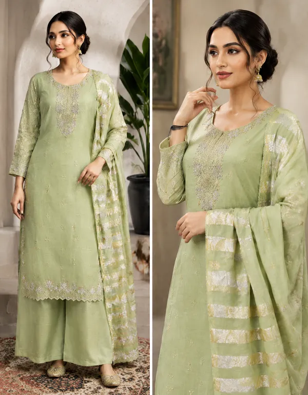 Light_Green_Cotton_Ethnic_Suit_Set_For_Women