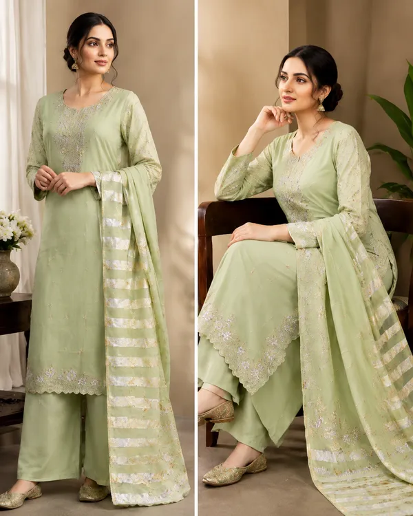 Light_Green_Cotton_Ethnic_Suit_Set_For_Women