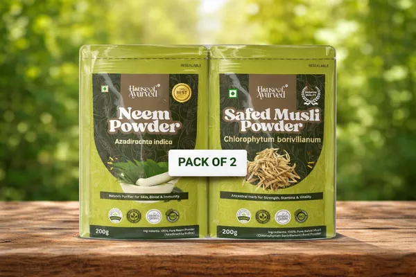 Ayurved_Neem_Powder_And_Safed_Musli_Root