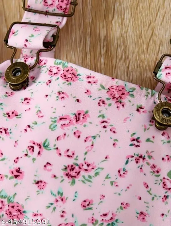 Pink_Cotton_Blend_Short_Sleeve_Baby_Dress_For_Girls