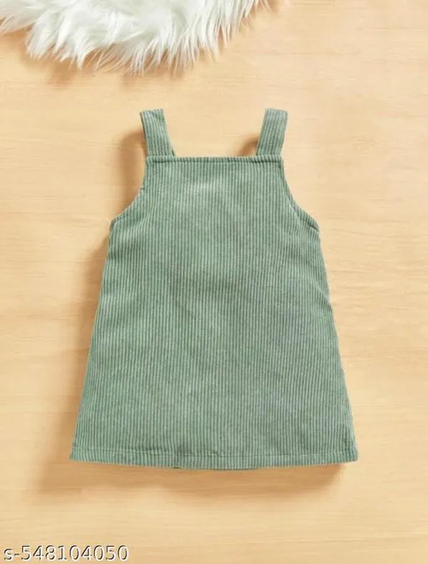 Green_Cotton_Blend_Embroidered_Corduroy_Pinafore_Dress_For_Girls