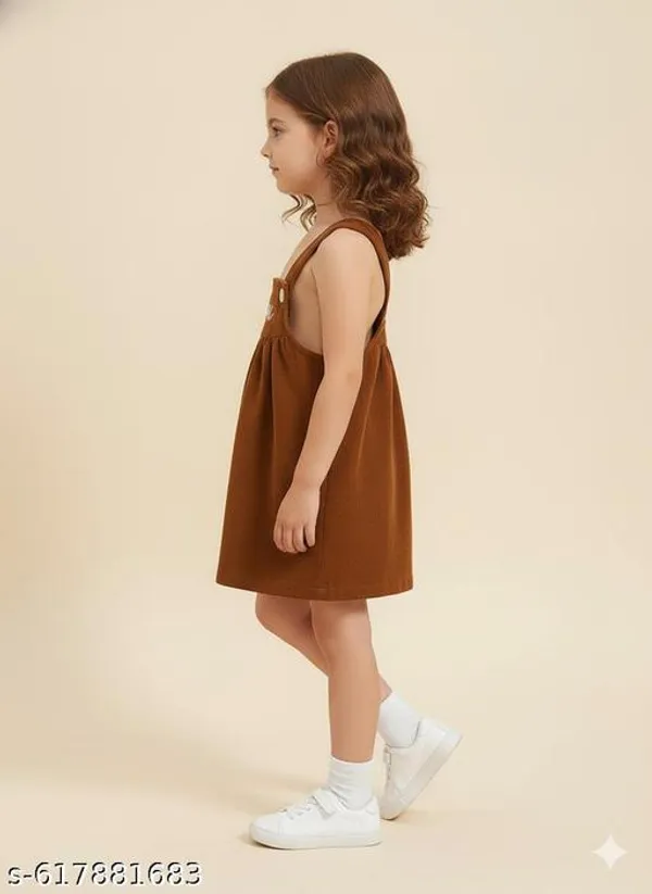 Brown_Cotton_Blend_Knee_Length_Baby_Clothing_For_Girls
