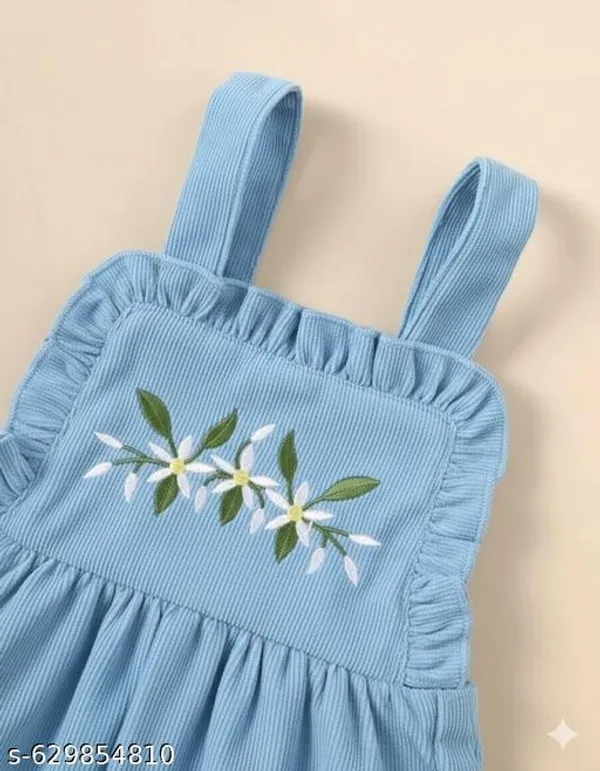 Blue_Cotton_Blend_Regular_Fit_Knitted_Baby_Clothing_For_Girls