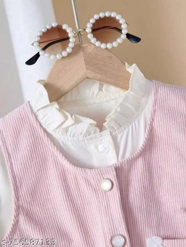 Pink_Cotton_Blend_3_Piece_Jacket_Blouse_Pants_Set_For_Girls