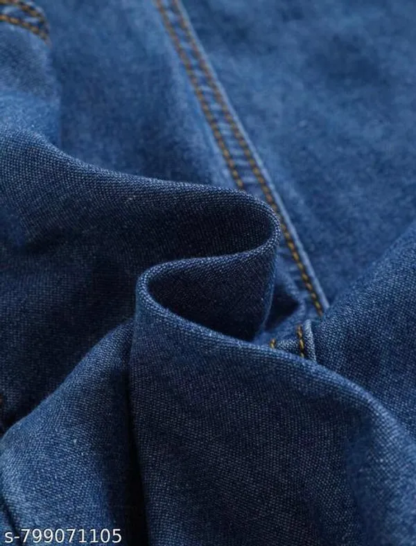 Blue_Denim_Regular_Dungaree_And_Top_Set_For_Girls