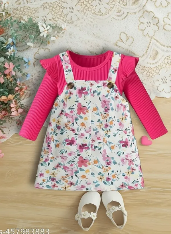 Pink_Cotton_Blend_Printed_Top_And_Bottom_Set_For_Girls