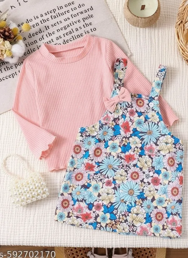 Pink_And_Blue_Cotton_Blend_Top_And_Bottom_Set_For_Girls
