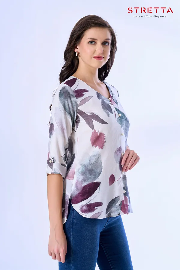 Women_S_Watercolor_Floral_V_Neck_Top