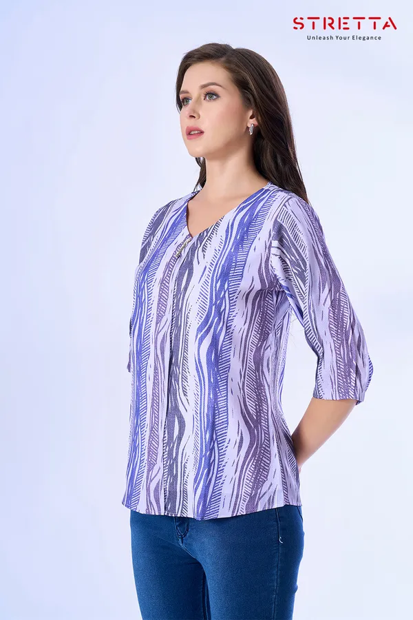 Stylish_Purple_Abstract_Printed_V_Neck_Top