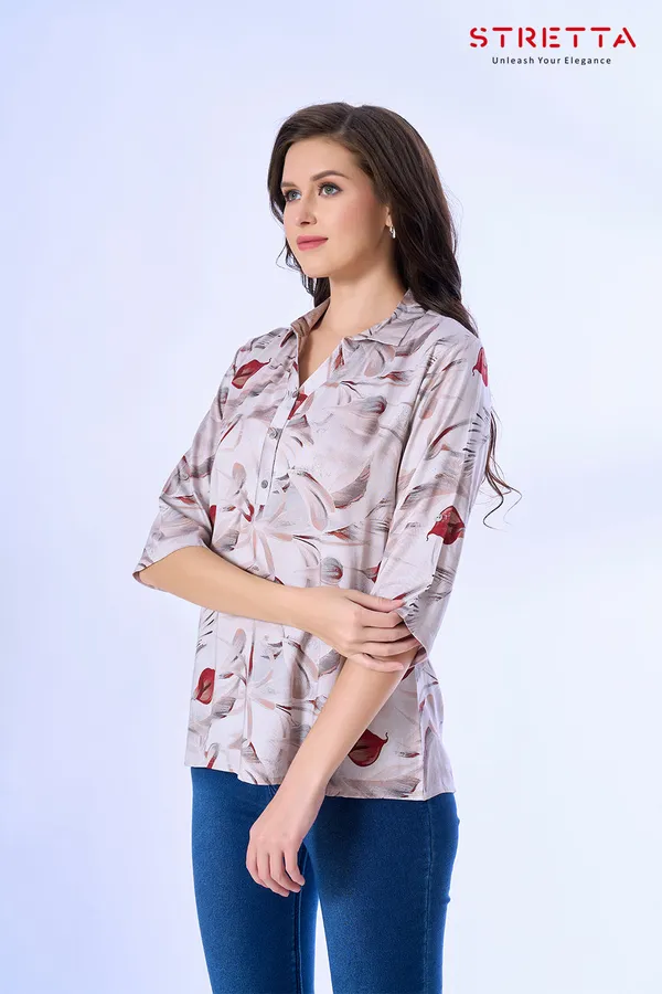 Elegant_Beige_Floral_Printed_Collared_Top