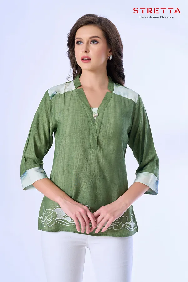 Elegant_Olive_Green_Embroidered_Kurti_Top