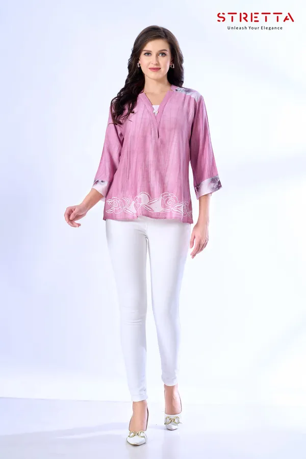 Blush_Pink_Floral_Embroidered_Casual_Top_For_Women
