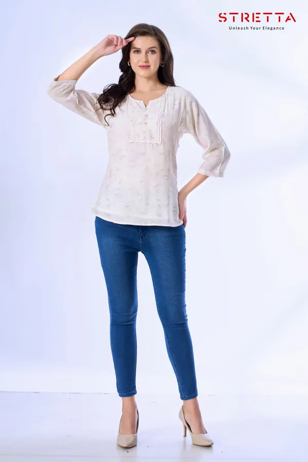 Womens_Cream_Rayon_Top