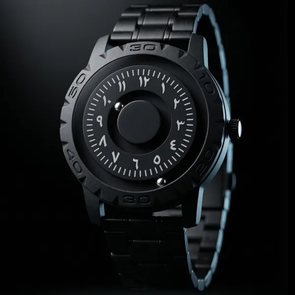 Magneto_Metal_Arabic_Standard_Watch_For_Men