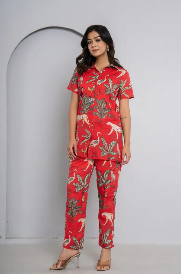 Red_Top_And_Pant_Co_ord_Set_For_Women