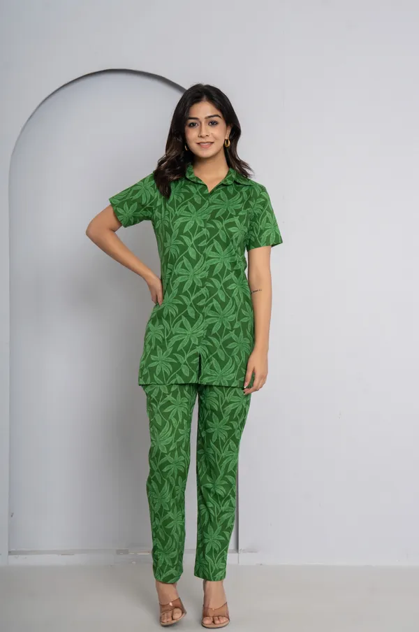 Dark_Green_Top_And_Pant_Co_ord_Set_For_Women