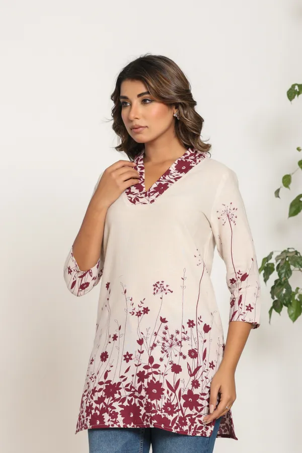 Casual_Solid,_Self_Design_Women_Top
