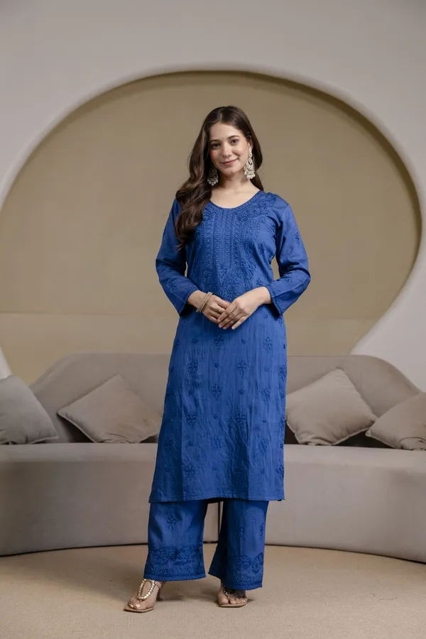 Rudralifestyle_Women_Ethnic_Top_Palazzo_Dupatta_Set