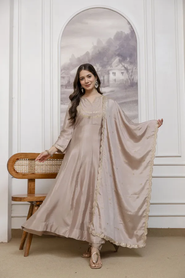Rudralifestyle_Women_Ethnic_Top_Palazzo_Dupatta_Set