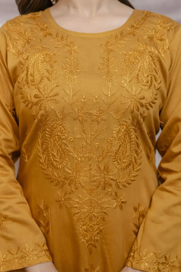 Rudralifestyle_Women_Ethnic_Top_Palazzo_Dupatta_Set
