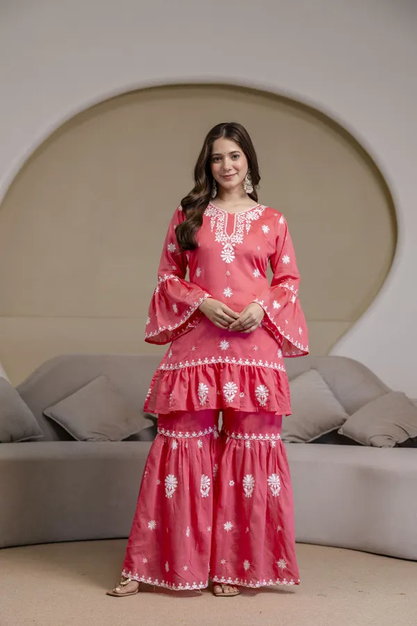Rudralifestyle_Women_Kurta_Palazzo_Set