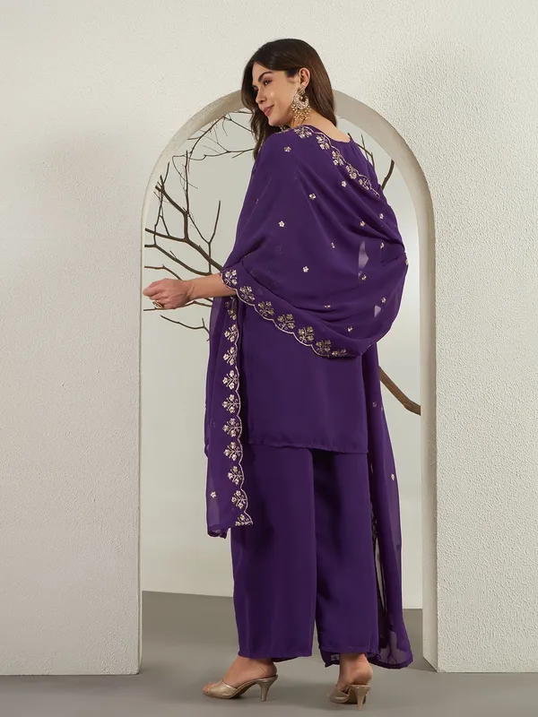 Rudralifestyle_Women_Kurta_Palazzo_Dupatta_Set