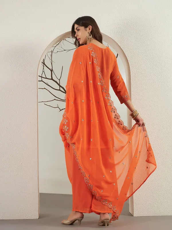 Rudralifestyle_Women_Kurta_Palazzo_Dupatta_Set