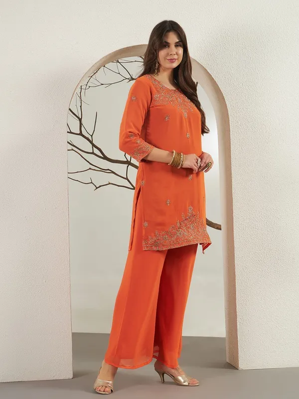 Rudralifestyle_Women_Kurta_Palazzo_Dupatta_Set