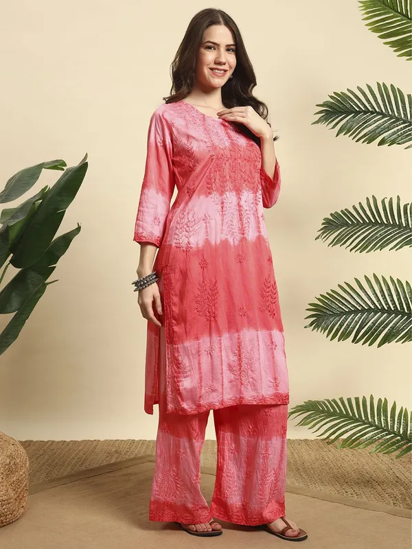 Rudralifestyle_Women_Ethnic_Top_Palazzo_Dupatta_Set