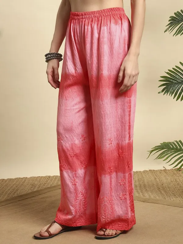 Rudralifestyle_Women_Ethnic_Top_Palazzo_Dupatta_Set