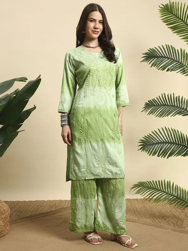 Rudralifestyle_Women_Ethnic_Top_Palazzo_Dupatta_Set