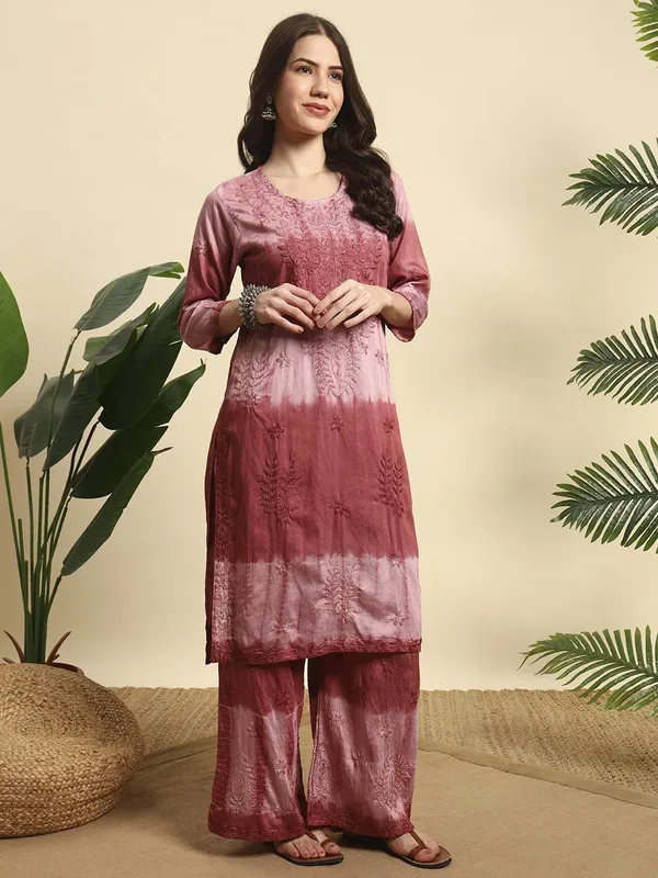 Rudralifestyle_Women_Ethnic_Top_Palazzo_Dupatta_Set