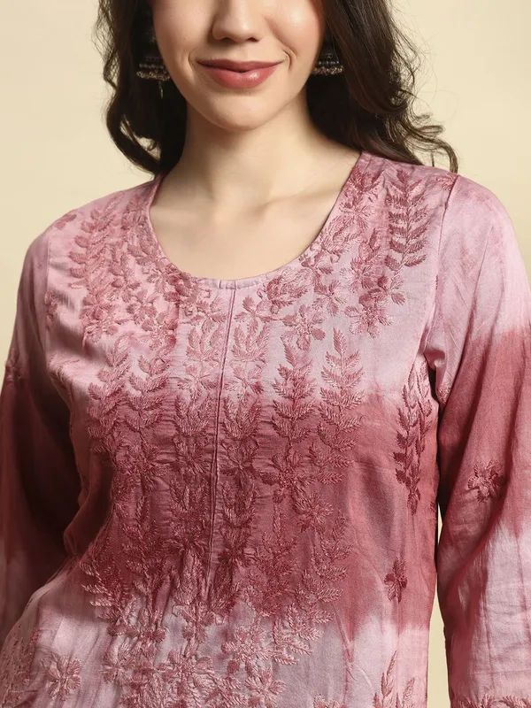 Rudralifestyle_Women_Ethnic_Top_Palazzo_Dupatta_Set