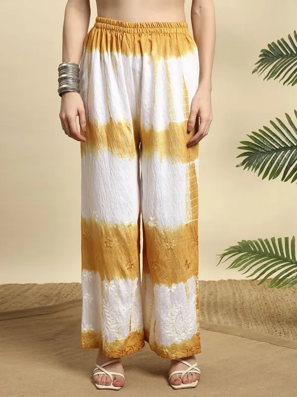 Rudralifestyle_Women_Ethnic_Top_Palazzo_Dupatta_Set