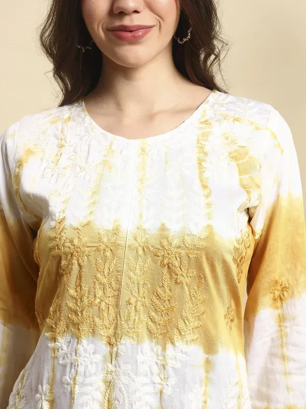 Rudralifestyle_Women_Ethnic_Top_Palazzo_Dupatta_Set
