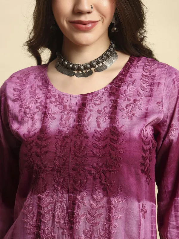 Rudralifestyle_Women_Ethnic_Top_Palazzo_Dupatta_Set